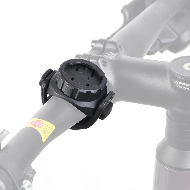 General Bicycle Meter Mounting Bracket 360-Degree Rotation Bike Computer Holder - Black
