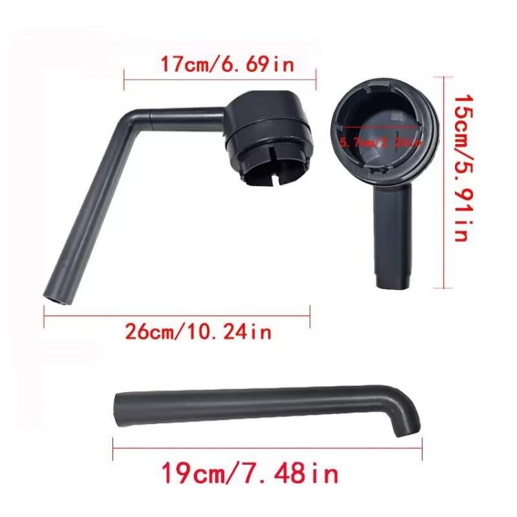 Steam Deflector For Thermomix TM5/TM6/TM31/TM21 Anti-Scald Safety Steam Guide Accessory - Deep Gray