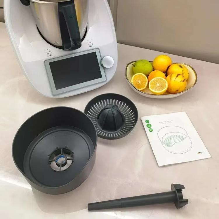 For Thermomix TM5/TM6 Manual Citrus Juicer Orange/Lemon Press Extractor With Strainer - Gray