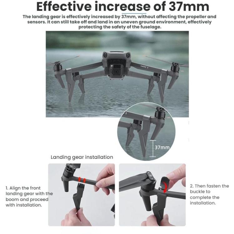 For DJI MAVIC 3/3 PRO BRDRC Drone Aerial Thrower - Dark Gray