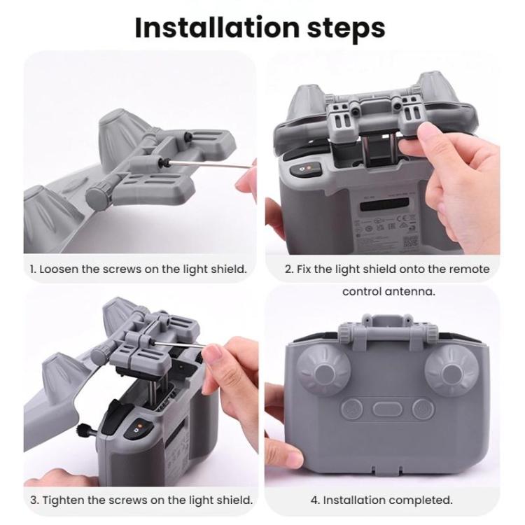 For DJI AIR 3S/MINI 4 PRO/NEO BRDRC Remote Control Hood - RC-N1/N2/N3