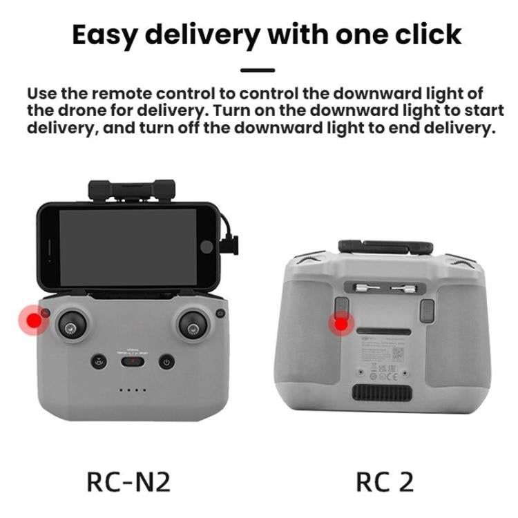 For DJI AIR 3S/AIR 3 BRDRC Drone Airdrop Accessories - Dark Gray