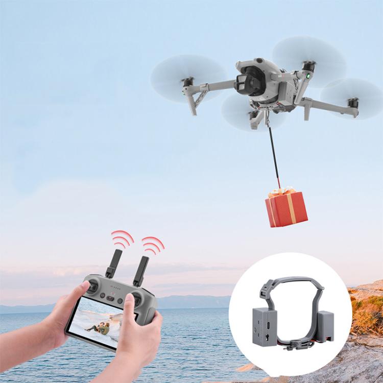 For DJI AIR 3S/AIR 3 BRDRC Drone Airdrop Accessories - Dark Gray
