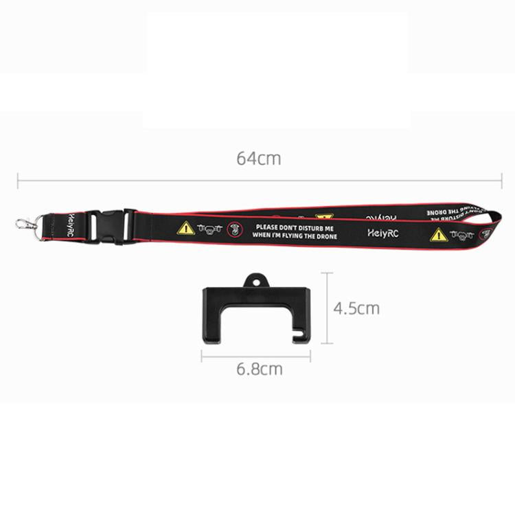For DJI MINI 4 PRO/Mavic 3/AIR 3/NEO BRDRC Remote Control Widened Lanyard - Red Edge