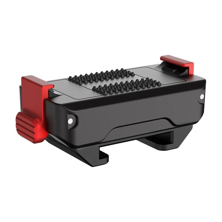 For DJI Osmo Action 5 Pro/Action 4/Action 3 Magnetic Quick Release Adapter with Cold Shoe Mount Base - Black