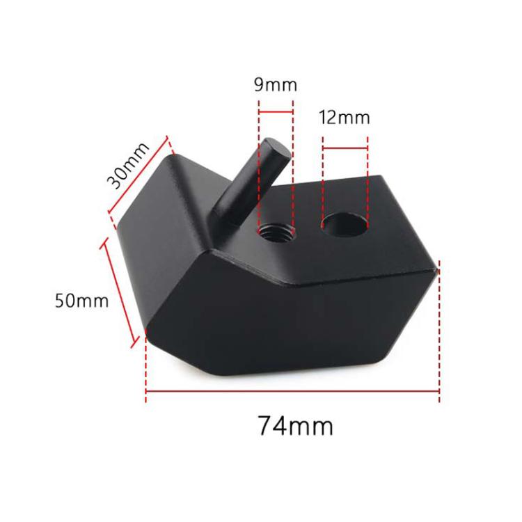For Toyota Tacoma/4Runner/FJ 1.25 inch Seat Riser Lift Jack - Black