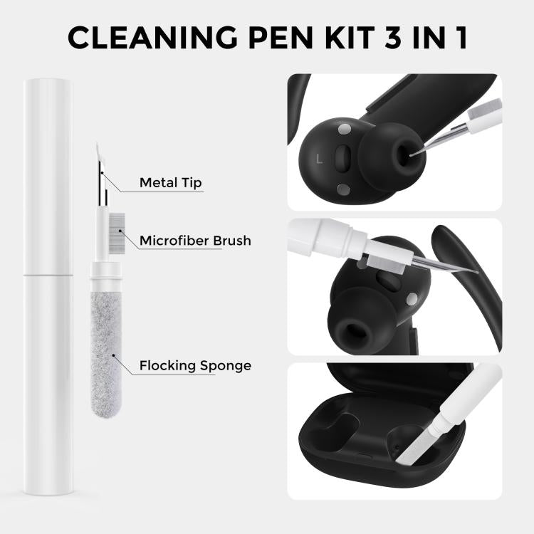 For Beats Powerbeats Pro 2 AhaStyle WG179 Silicone Integrated Protective Case With 2 Brushes