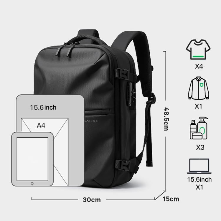 BANGE BG-7875 Large Capacity Shoulder Bag Business Travel Multifunctional Computer Backpack