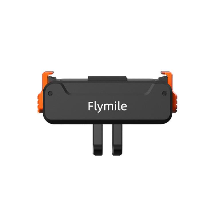 For DJI Osmo Action 5 Pro /4/3 Flymile Magnetic Quick Release Base With 1/4-inch Screw & 2-claw Interface - Black