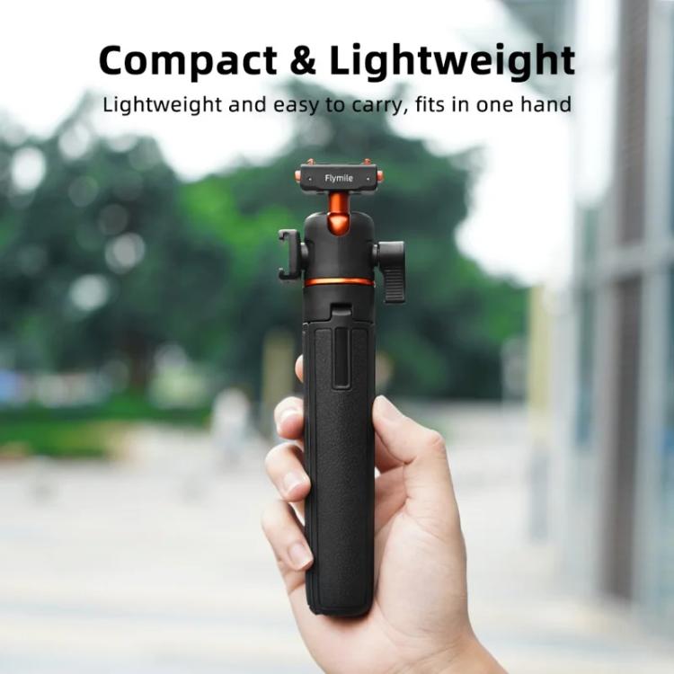 Flymile 20-54cm Magnetic Quick-Release Tripod for Insta360 Ace Pro 2/X5/X4/X3/X2/Ace Pro/Ace - Black