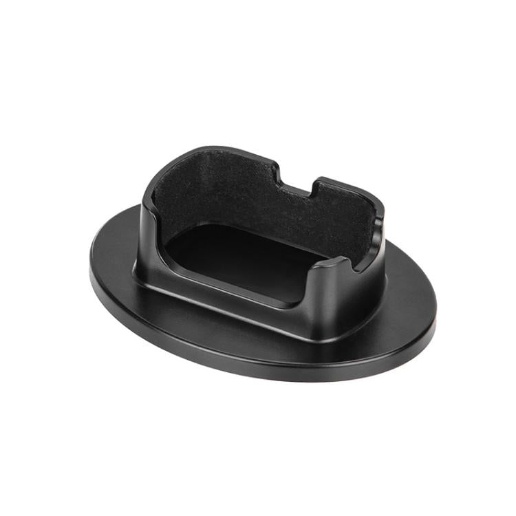 For Insta360 X5  Flymile Anti-Slip Base Plastic Desktop Stand Stable Camera Holder - Black