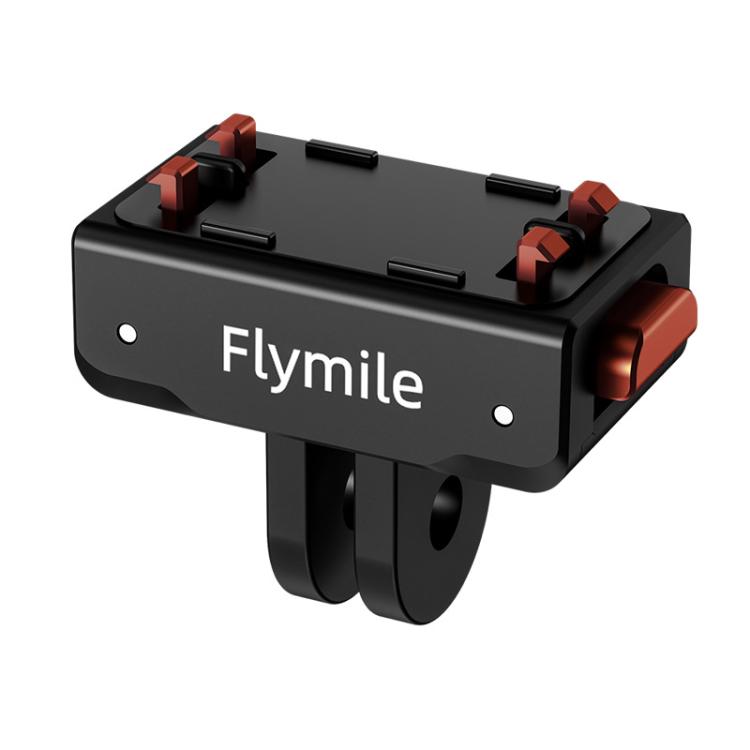 Flymile Plastic Magnetic Quick-Release Base For Insta360 Ace Pro 2/X5/X4/X3/X2/Ace Pro/Ace - Black