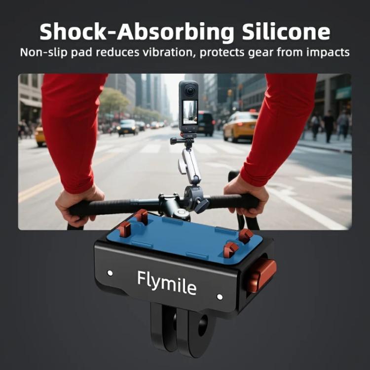 Flymile Plastic Magnetic Quick-Release Base For Insta360 Ace Pro 2/X5/X4/X3/X2/Ace Pro/Ace - Black