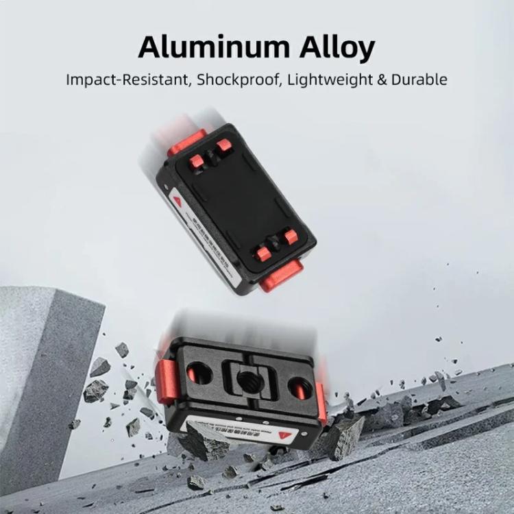 Flymile Magnetic Quick-Release Base 1/4 Inch Thread Foldable Extension Kit for Insta360 Ace Pro 2/Ace Pro/Ace/X5/X4/X3/X2 - Black