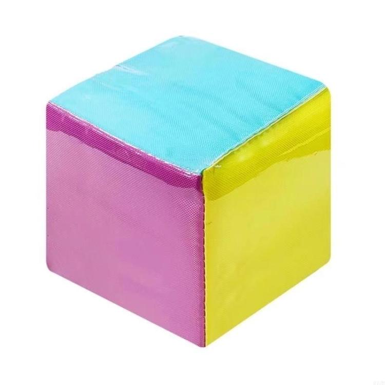 Card Insertable Soft Dice Educational Training Throwing Toy For Children Early Education Enlightenment - Six Colors