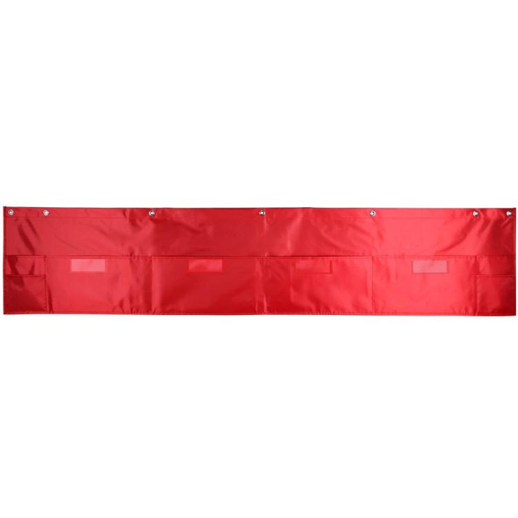 4 Grids File Storage Hanging Bag Horizontal Wall Mount For Under Classroom Whiteboard