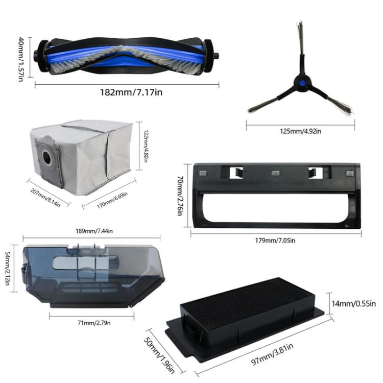 Dust Bin Without Filter For Ecovacs Deebot T50 PRO / T50 PRO OMNI / T50 MAX PRO OMNI / T50 OMNI Replacement Parts