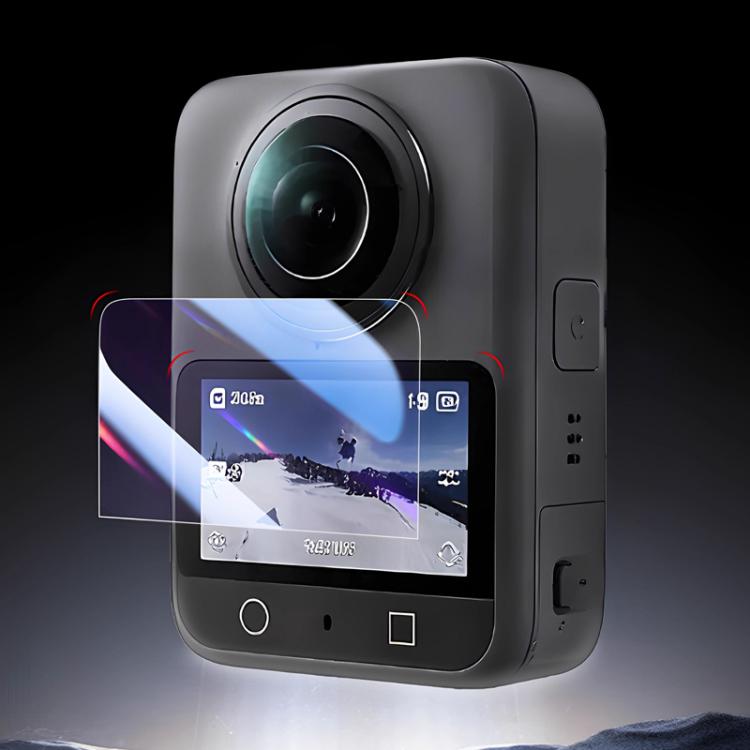 For DJI Osmo 360 Action Camera 2pcs /Pack Tempered Glass Screen Protector HD Anti-Scratch Lens Film - CN-218