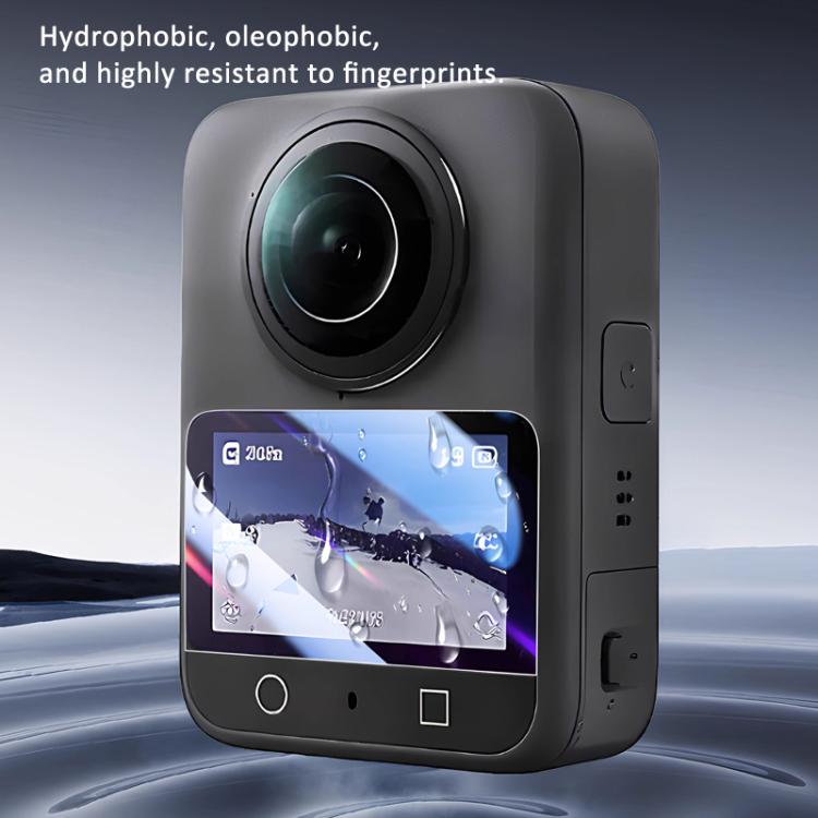 For DJI Osmo 360 Action Camera 2pcs /Pack Tempered Glass Screen Protector HD Anti-Scratch Lens Film - CN-218