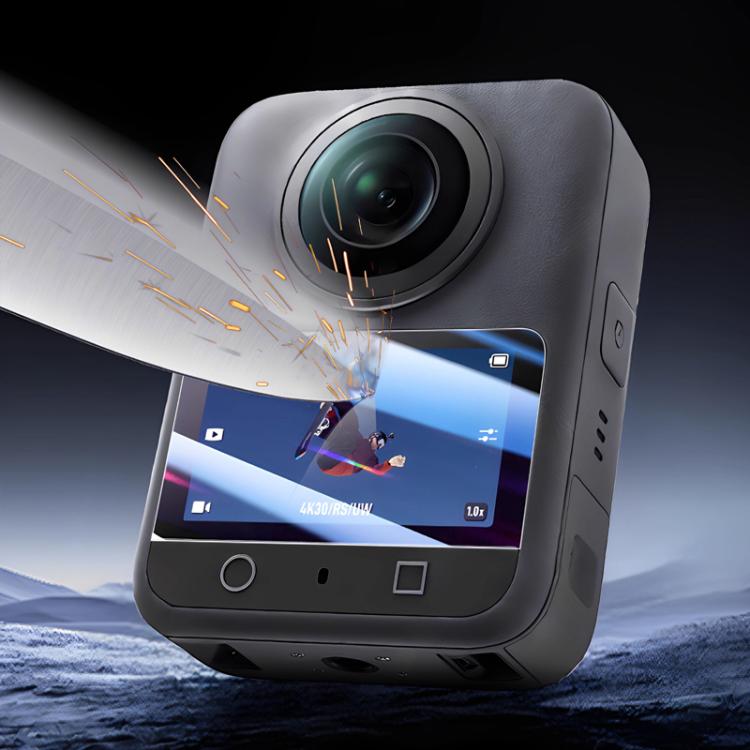 For DJI Osmo 360 Action Camera 2pcs /Pack Tempered Glass Screen Protector HD Anti-Scratch Lens Film - CN-218
