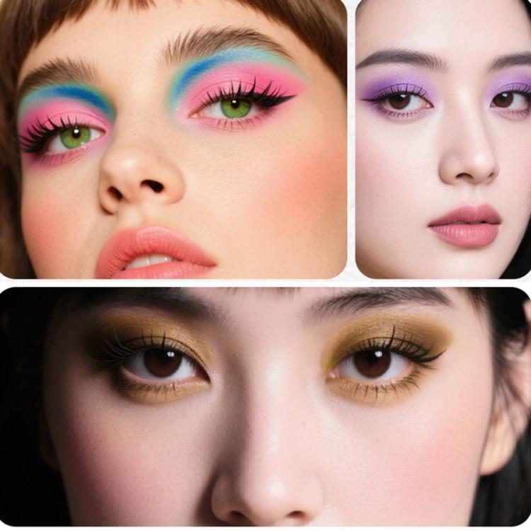 5sheets /Pack Waterproof Eye Shadow Tattoo Stickers Temporary Cosmetic Eye Stickers For Parties, Halloween, Cosplay YT-0001