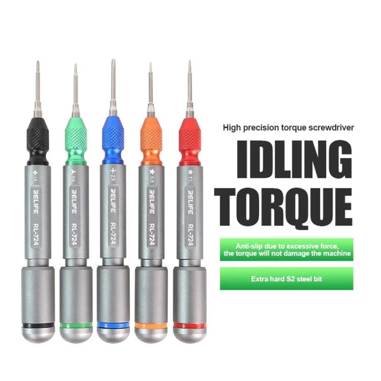 RELIFE RL-724 Five Star 0.8 High Precision Torque Screwdriver For Mobile Phone Repair Disassembly