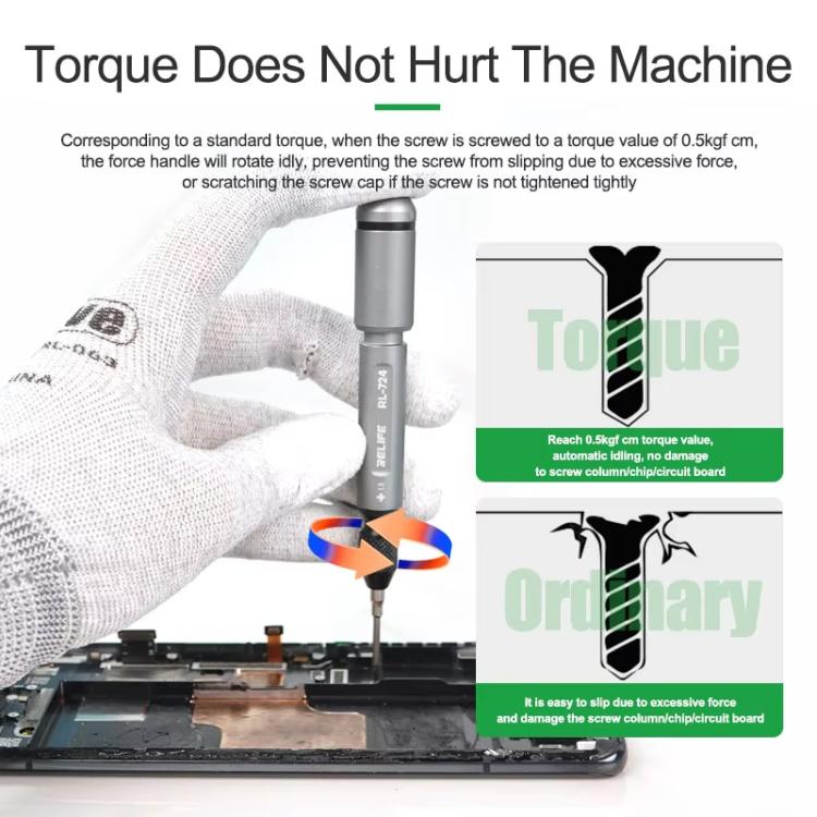 RELIFE RL-724  T1 High Precision Torque Screwdriver For Mobile Phone Repair Disassembly