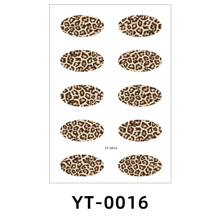 5sheets /Pack Glitter Eye Shadow Tattoo Stickers High Shine Stickers for Stage, Party, Halloween Makeup YT-0016