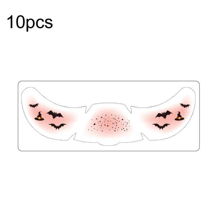 10pcs /Pack Realistic Freckle Tattoos Waterproof Fake Freckles Makeup Stickers For Halloween Costume Party QT-0177