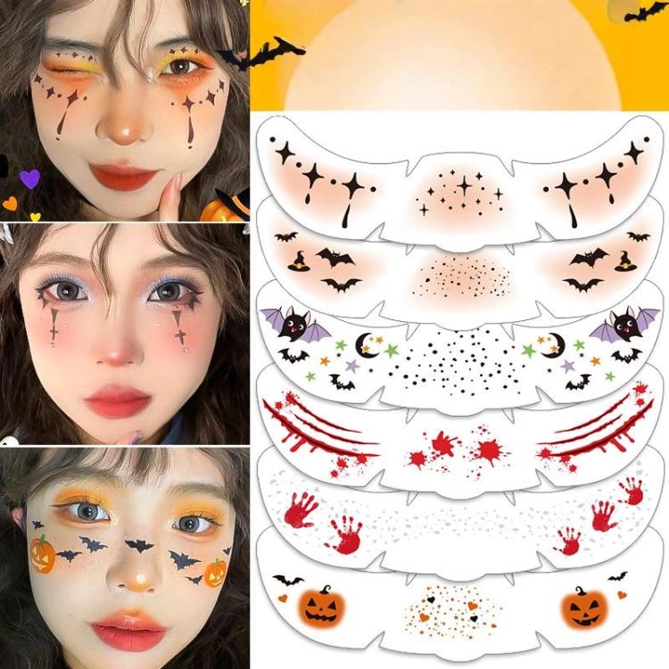 10pcs /Pack Realistic Freckle Tattoos Waterproof Fake Freckles Makeup Stickers For Halloween Costume Party QT-0179