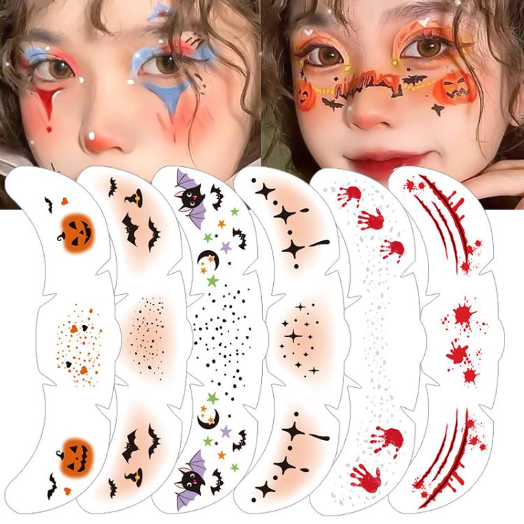 10pcs /Pack Realistic Freckle Tattoos Waterproof Fake Freckles Makeup Stickers For Halloween Costume Party QT-0177