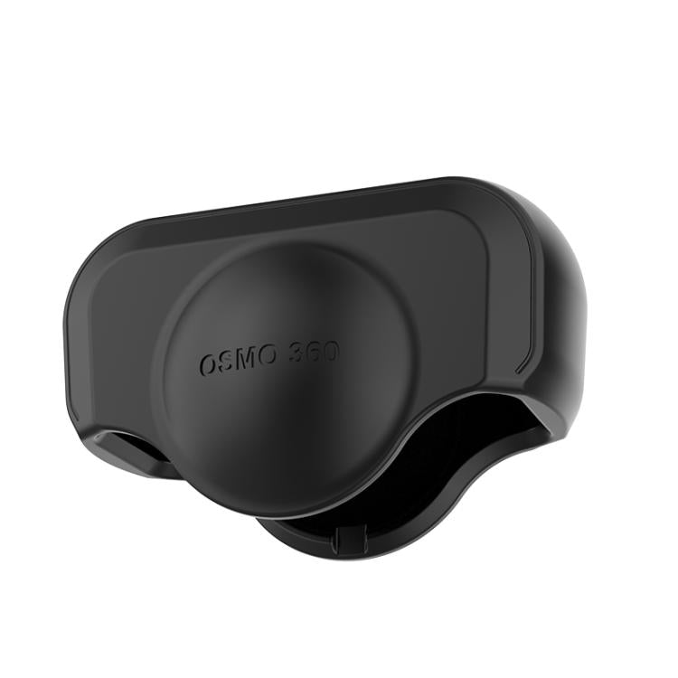 For DJI Osmo 360 Action Camera CYNOVA Silicone Lens Cap Shockproof Anti-Scratch Protective Case - Black