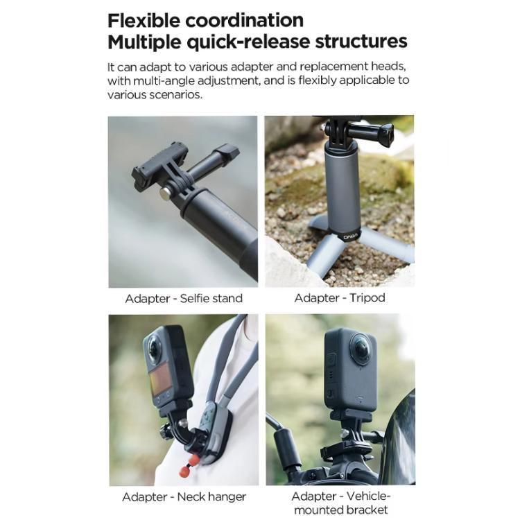 For DJI Osmo 360 CYNOVA Magnetic Quick-Release Base Adapter Camera Accessories - Black