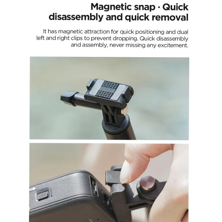 For DJI Osmo 360 CYNOVA Magnetic Quick-Release Base Adapter Camera Accessories - Black