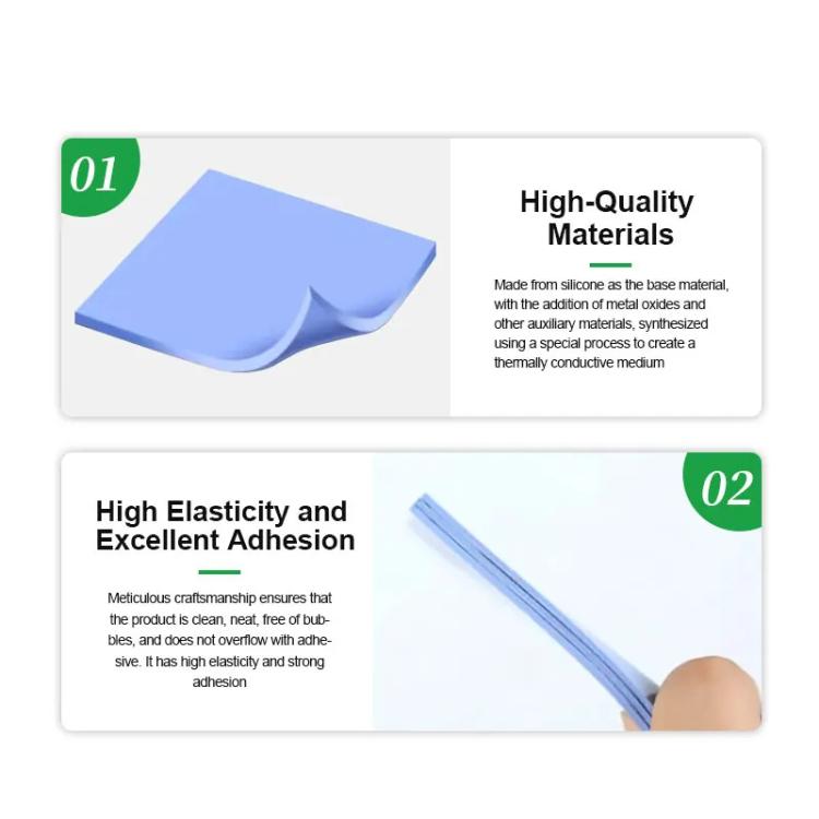 RELIFE RL-098 100pcs /Box Soft Compressible Insulating Thermal Silicone Sheet For Various Electronic Devices Components