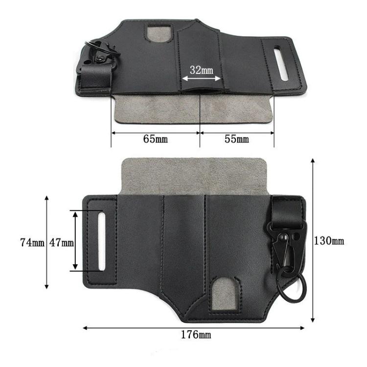 Multifunctional Belt Cover Tool Electric Knife Holster Waist Strap Leather Case
