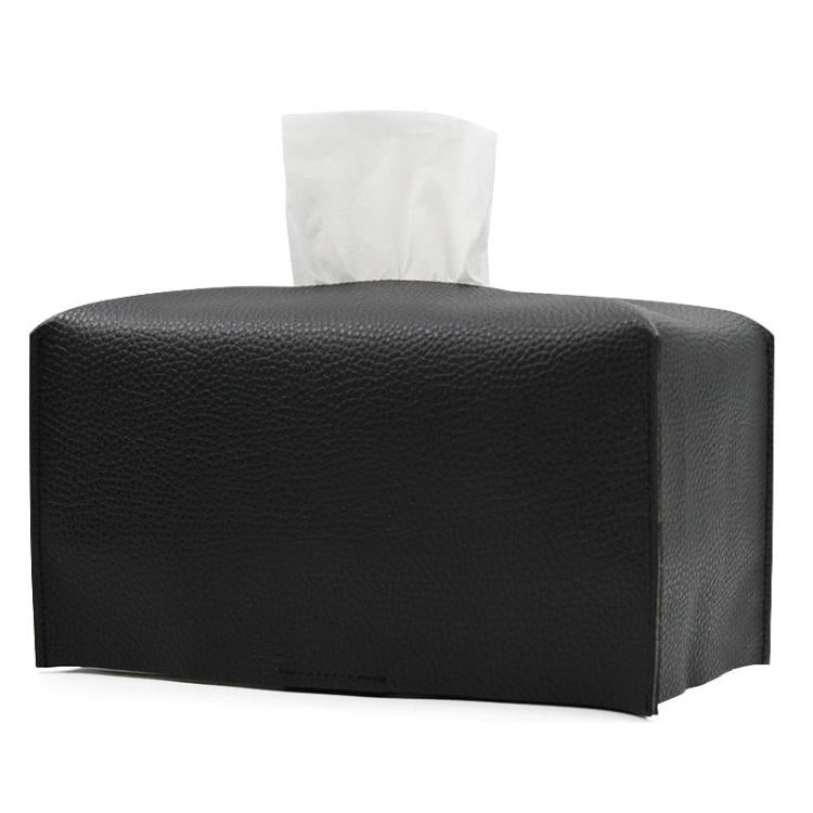 24x12.5x12.5cm Square Leather Paper Towel Box Paper Towel Bedroom Tissue Box