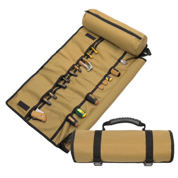 WESSLECO Thickened Wear-resistant Waterproof Parts Storage Tool Pack - Brown