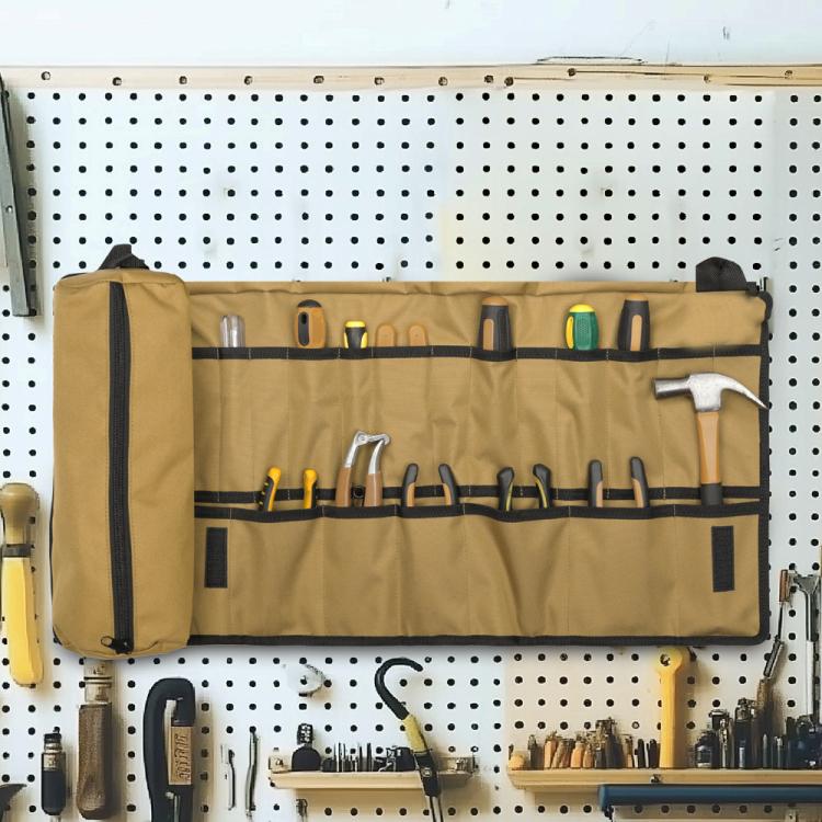 WESSLECO Thickened Wear-resistant Waterproof Parts Storage Tool Pack - Brown