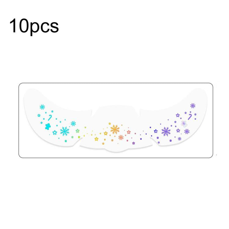 10pcs /Pack Laser Design Freckle Body Art Christmas Temporary Tattoos & Face Stickers QT-0203
