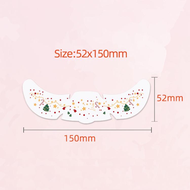 6pcs /Pack Christmas Realistic Fake Freckle Face Stickers Temporary Tattoos for Holiday Parties