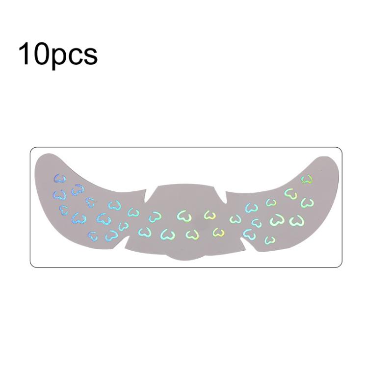 10pcs /Pack Waterproof Holographic Freckle Temporary Tattoos for Parties, Cosplay & Daily Makeup QT-0224