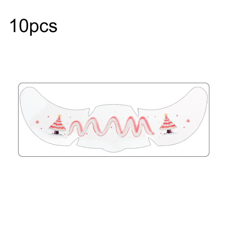 10pcs /Pack Metallic Glitter Christmas Face Stickers Freckle Temporary Tattoos for Kids Stage Makeup, Party Costume Accessories QT-0245