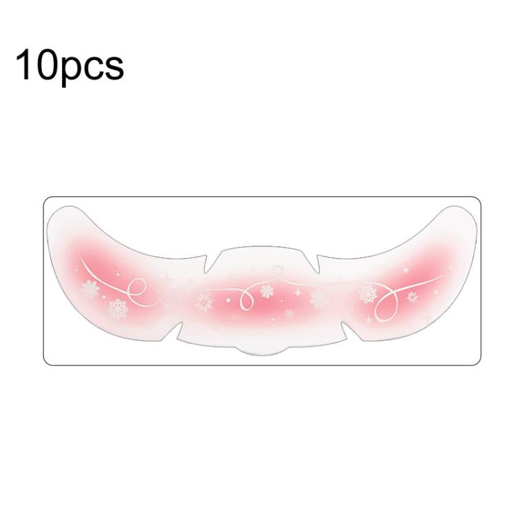10pcs /Pack Metallic Glitter Christmas Face Stickers Freckle Temporary Tattoos for Kids Stage Makeup, Party Costume Accessories QT-0246