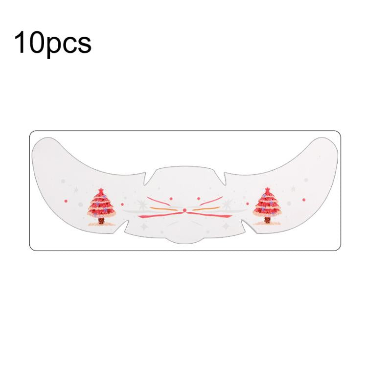 10pcs /Pack Metallic Glitter Christmas Face Stickers Freckle Temporary Tattoos for Kids Stage Makeup, Party Costume Accessories QT-0247