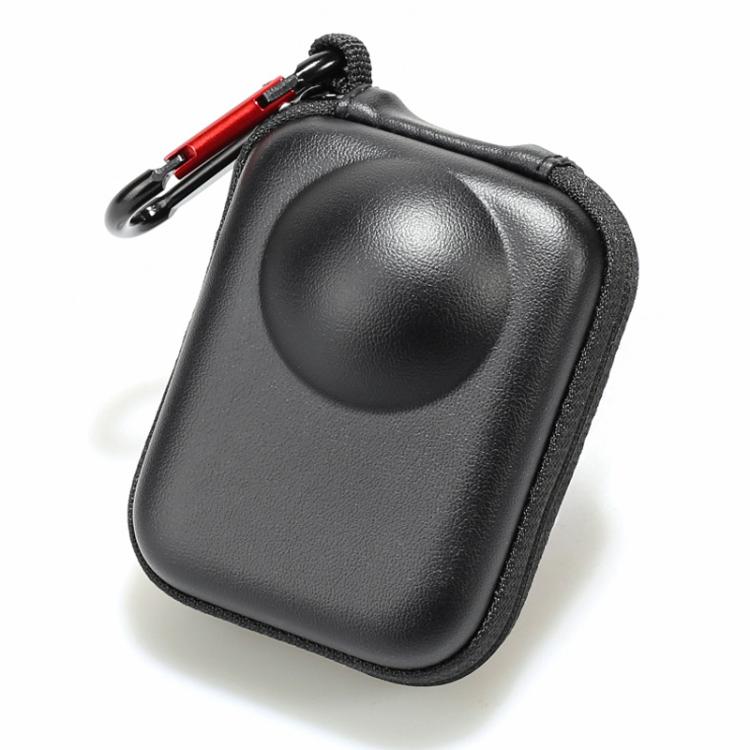 For DJI Osmo 360 Carrying Case EVA Hard Shell Protective Bag with Carabiner Clip - Black