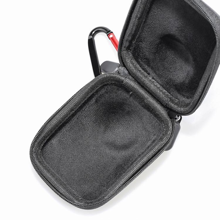 For DJI Osmo 360 Carrying Case EVA Hard Shell Protective Bag with Carabiner Clip - Black