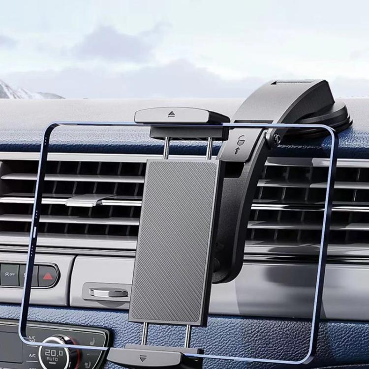 6-15 Inch Double Pull Car Tablet Mobile Phone Holder, Specification: Silicone Suction Cup Set