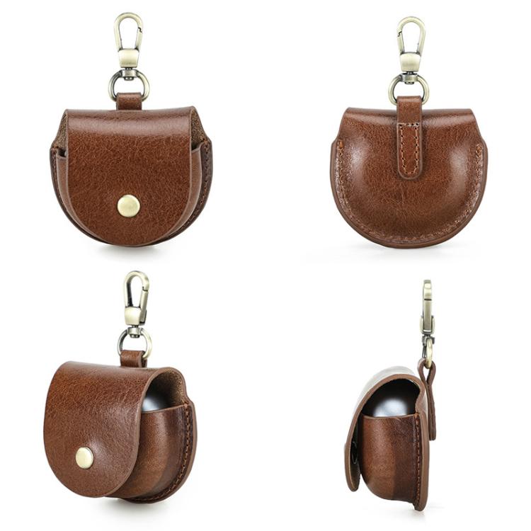 For Huawei FreeClip CONTACTS FAMILY CF1195 Leather Flip Type With Hook Bluetooth Earphone Case