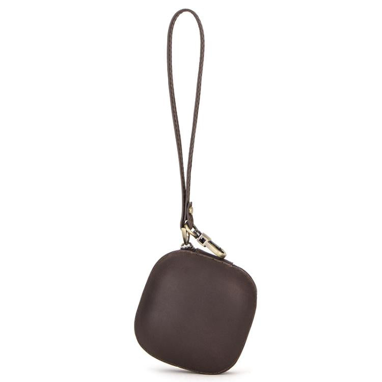 For Powerbeats Pro CONTACTS FAMILY CF1113A Leather With Drawstring Zipper Wireless Bluetooth Earphone Case